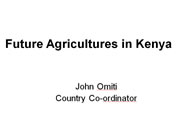 Future Agricultures-kenya